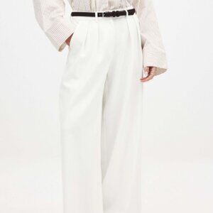 NA-KD White Trousers - Size 36 (US 4)